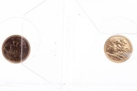 Lot 624 - TWO GOLD QUARTER SOVEREIGNS DATED 2009