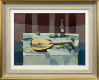 Lot 35 - * CARLO ROSSI, STILL LIFE WITH MANDOLIN AND...