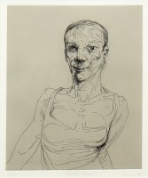 Lot 83 - * PETER HOWSON OBE, ESSEX ROAD etching, titled,...