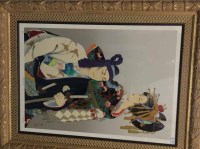 Lot 494 - LARGE 20TH CENTURY JAPANESE COLOUR PRINT...