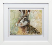 Lot 125 - ANNE HEWITT, EYE OF THE HARE oil on canvas...
