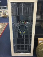 Lot 93 - STAINED GLASS WINDOW
