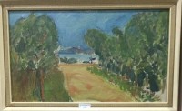 Lot 224 - JOSEPH KEARNEY Dora, Landscape at Annency and...