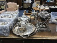 Lot 246 - LARGE LOT OF SILVER PLATED ITEMS including...