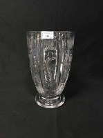 Lot 248 - LOT OF CRYSTAL including a large vase, a...