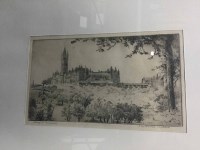 Lot 296 - LOT OF ETCHINGS AND PRINTS including a...