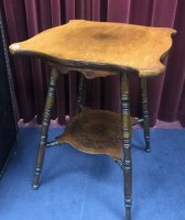 Lot 306 - TWO VICTORIAN OCCASIONAL TABLES