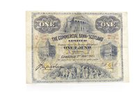 Lot 604 - THE COMMERCIAL BANK OF SCOTLAND LIMITED £1 ONE...
