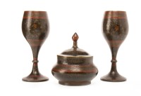 Lot 1014 - PAIR OF EARLY 20TH CENTURY INDIAN BENARES...