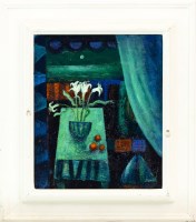 Lot 66 - * PETER FLYNN, STILL LIFE WITH LILIES AND...