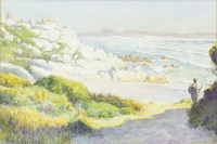 Lot 87 - * MABEL WITHERS, BEACH SCENE watercolour on...