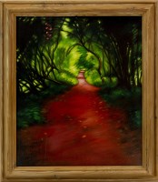 Lot 96 - * COLIN EVANS, RED PATH oil on canvas, signed...