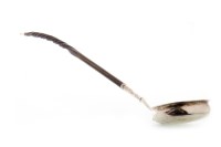 Lot 318 - SILVER PLATED PUNCH LADLE