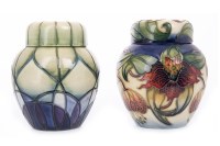 Lot 1211 - MOORCROFT 'ANNA' PATTERN GINGER JAR AND COVER...