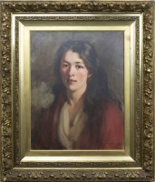 Lot 29 - MEG WRIGHT (SCOTTISH 1868 - 1932), A LADY IN...