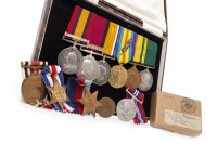 Lot 1604 - EARLY 20TH CENTURY MEDAL GROUP AWARDED TO A....