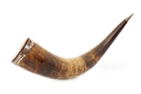 Lot 1676 - EARLY 19TH CENTURY COW HORN SNUFF MULL with...
