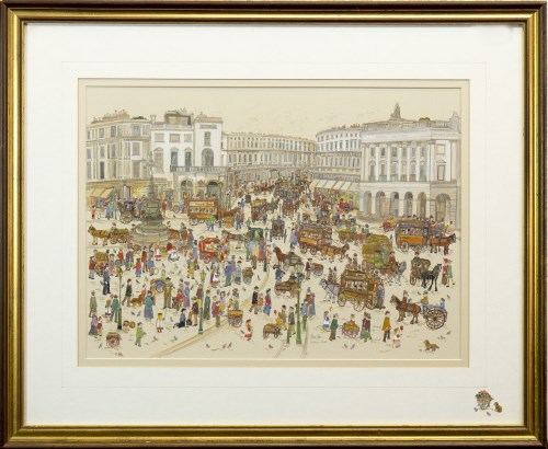 Lot 167 - PICCADILLY CIRCUS, LONDON, BY DIANE ELSON