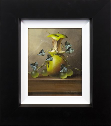 Lot 174 - IVY, APPLES AND GRAPES, BY MIKE WOODS