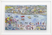 Lot 133 - * LINDA WEIR, SPRING HOLIDAY FROM THE WHARF,...