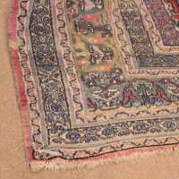 Lot 895A - CAUCASIAN BORDERED CARPET decorated with a...
