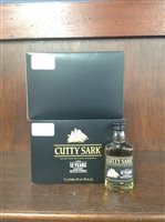 Lot 33 - 24 CUTTY SARK AGED 12 YEARS MINIATURES