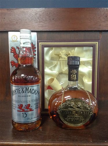 Lot 41 - WHYTE & MACKAY AGED 21 YEARS AND WHYTE & MACKAY AGED 13 YEARS