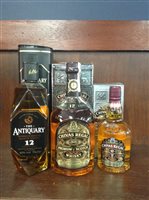 Lot 43 - CHIVAS REGAL AGED 12 YEARS  & ANTIQUARY AGED 12 YEARS