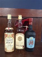 Lot 51 - J & B VICTORIAN 15 YEARS OLD, INVERHOUSE RED PLAID, AND FLOWER OF SCOTLAND BLENDED WHISKIES