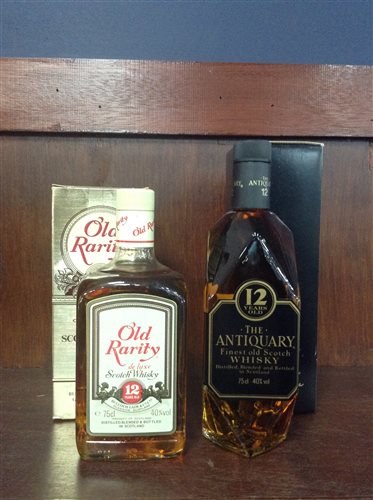 Lot 9 - OLD RARITY 12 YEARS OLD & ANITQUARY AGED 12 YEARS