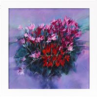Lot 125 - HARVEST TIME, CYCLAMEN,  BY SHELAGH CAMPBELL
