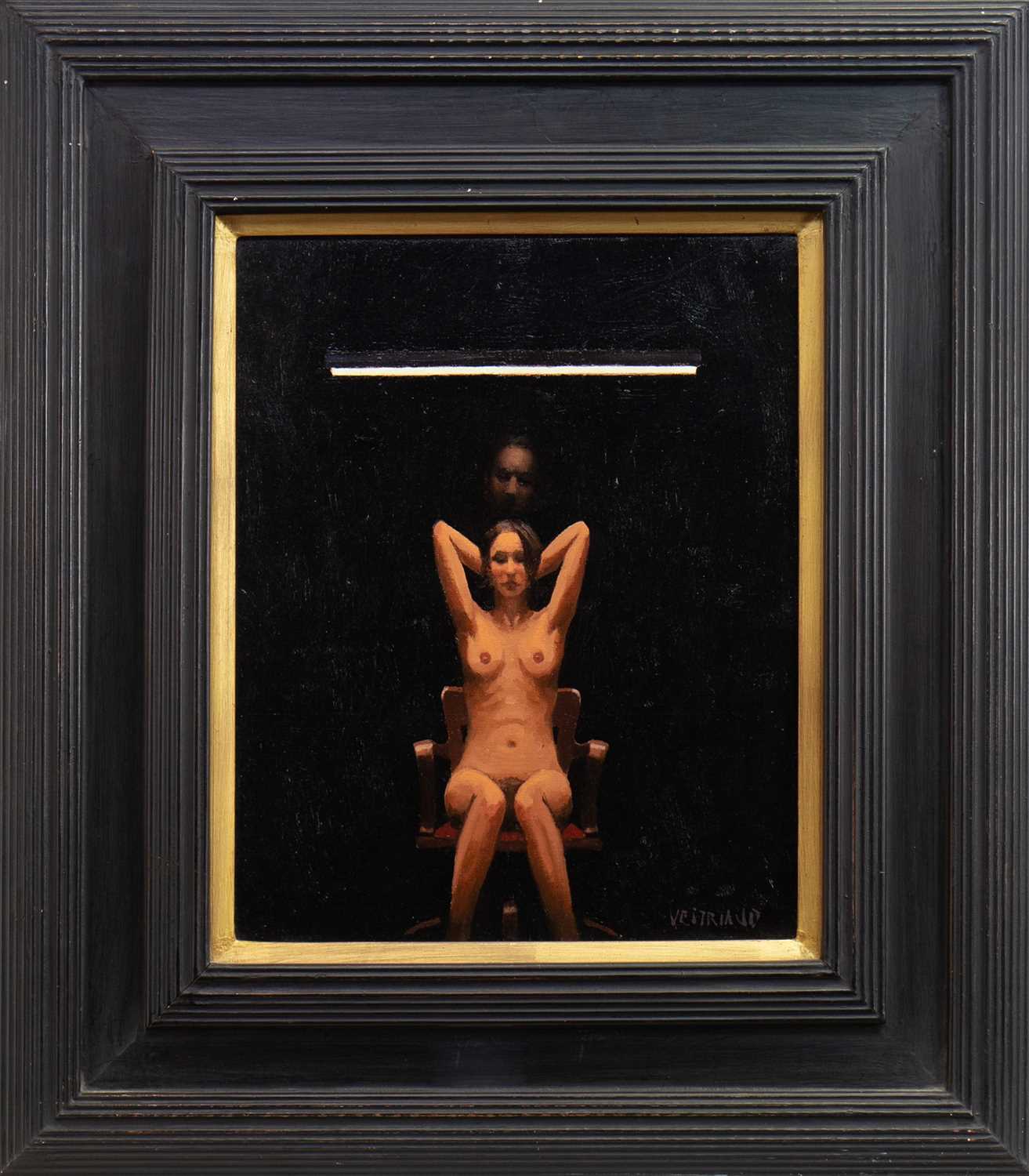 Lot 619 - AN OIL STUDY FOR MADAME X, BY JACK VETTRIANO