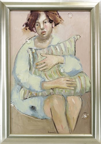Lot 5 - THE GIRL WITH A PILLOW, BY BASIA ROSZAK