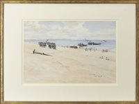 Lot 411 - TANGIER, VIEW OF GIBRALTAR, BY JAMES MCBEY