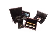 Lot 545 - A SILVER PROOF COMMEMORATIVE COIN AND COMMEMORATIVE COINS