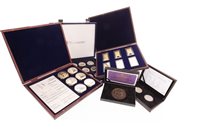 Lot 548 - A COLLECTION OF GOLD PLATED COINS