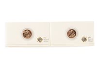 Lot 532 - TWO GOLD PROOF SOVEREIGNS, 2009
