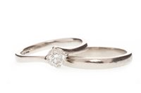 Lot 3 - A CERTIFICATED DIAMOND SOLITAIRE RING
