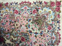 Lot 969 - ISFAHAN BORDERED CARPET decorated with a large...