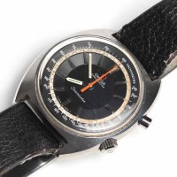 Lot 733 - GENTLEMAN'S STAINLESS STEEL OMEGA CHRONOSTOP...