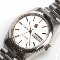 Lot 741 - GENTLEMAN'S STAINLESS STEEL RADO VOYAGER...