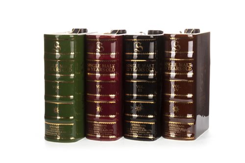 Lot 1033 - SPRINGBANK CERAMIC BOOK SERIES VOLUMES 1-4