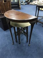 Lot 144 - EASTERN BRASS TOPPED OCCASIONAL TABLE