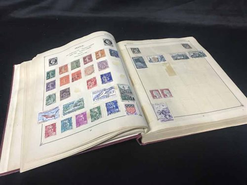Lot 147 - SEVEN ALBUMS OF BRITISH AND OTHER STAMPS