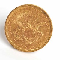 Lot 1506 - USA TWENTY DOLLAR GOLD COIN DATED 1873