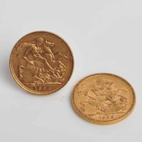 Lot 1510 - TWO VICTORIA SOVEREIGNS DATED 1896 AND 1894