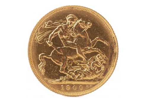 Lot 566 - A GOLD SOVEREIGN, 1900