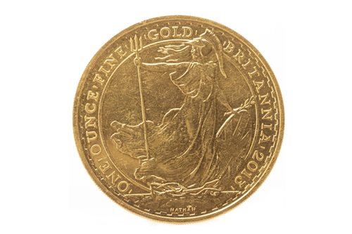Lot 568 - A GOLD BRITANNIA COIN, 2013