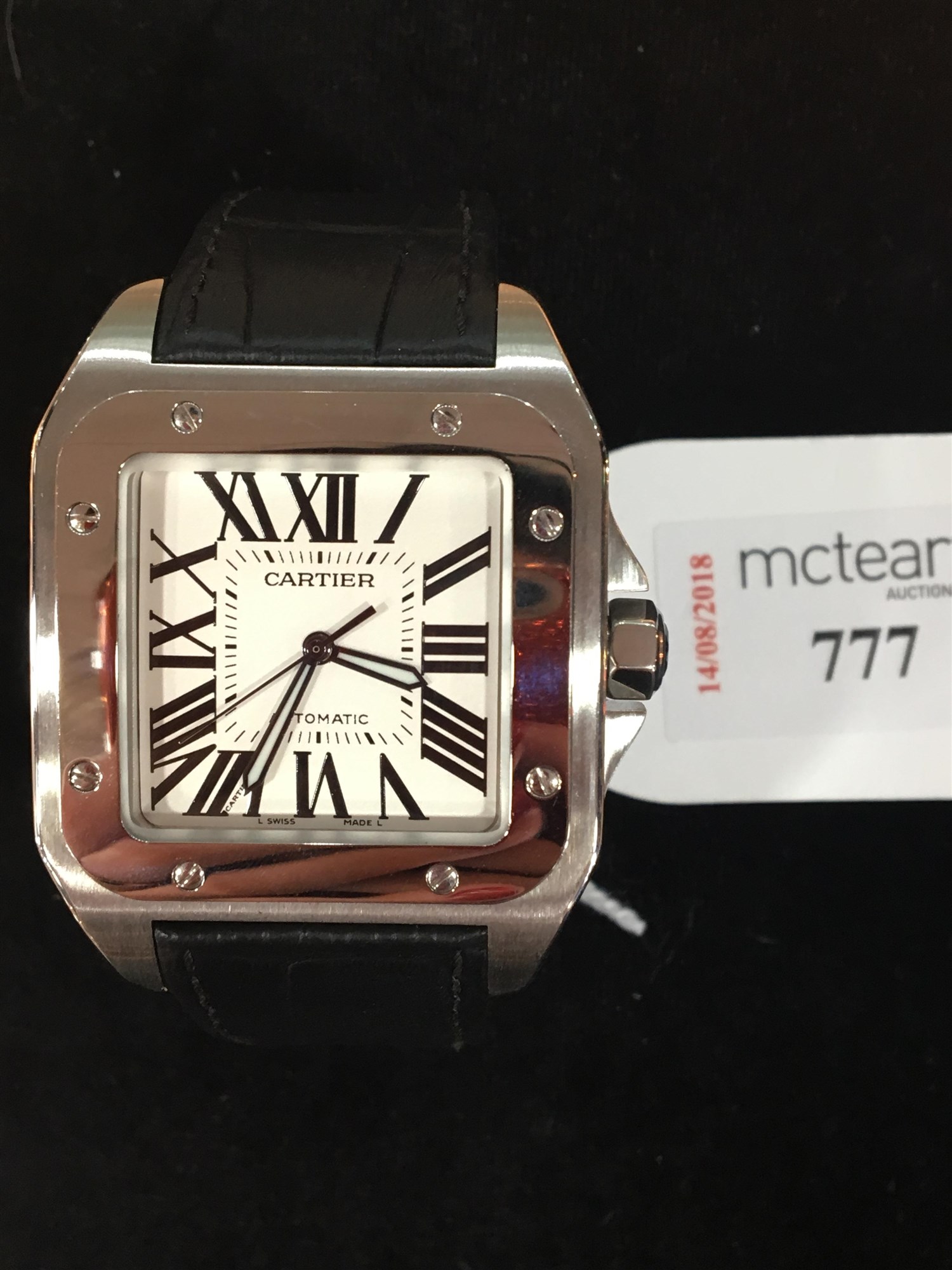 Lot 777 A GENTLEMAN S CARTIER SANTOS WATCH