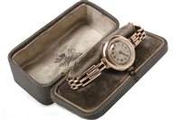 Lot 782 - A LADY'S GOLD WATCH